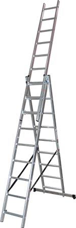 Three-part Aluminium Ladder Three-part Aluminium Ladder